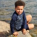 Gestreiftes UV-Shirt Kinder 2