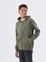 Sweat-Jacke Kapuze und Reisverschluss 2