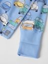 Schlafanzug  Pyjama mit Bündchen zum Umschlagen Fahrzeuge 3