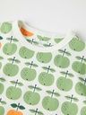 Kinder-Pyjamaset Apfel-Motiv Bio-Baumwolle 2