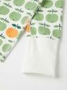 Kinder-Pyjamaset Apfel-Motiv Bio-Baumwolle 3