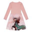 Mädchen Langarmkleid mit Pegasusprint 2