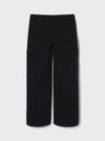 Bequeme Cargo-Mädchenhose mit weitem Bein 2