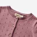 Mädchen-Strickjacke mit Lochmuster 2