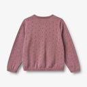 Mädchen-Strickjacke mit Lochmuster 3