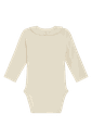 Mädchen Wolle-Bambus Langarmbody 2