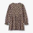 Geblümtes Jersey-Langarmkleid Mädchen 3