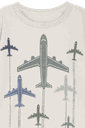 Wolle-Bambus Langarmshirt Flugzeuge 3