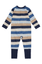 Wolle-Bambus Pyjama gestreift 2