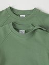 Weicher einfarbiges Kinderpulli Bio-Baumwolle 2