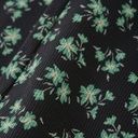 Ausgestellte Hose gerippt mit Blumendruck 3
