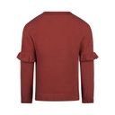 Süsser Mädchen Pullover Rüschenärmel 2