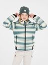 Mädchen Skijacke gestreift 2