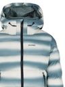 Mädchen Skijacke gestreift 4