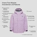 Wasserdichte, warme Mädchen-Skijacke 4