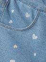 Jeansleggings mit Herzmotif 2