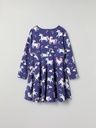 Langärmliges Mädchen Jerseykleid 4
