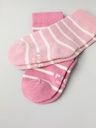2-Pack gestreifte Kindersocken Biobaumwolle 3