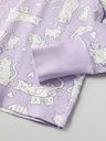 Langes Pyjama-Set Katzenmotiv 4