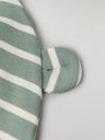 Gestreifte Baby-Mütze mit Öhrchen 3