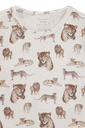 Bambus Kinder-Pyjama-Oberteil mit Wildkatzen 3