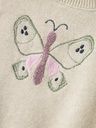 Strickpullover mit Schmetterlingstickerei 2