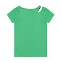 Einfarbiges Mädchen-T-Shirt mit Cut-out 2