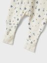 2-er Pack Baby-Pyjama mit Reisverschluss Blumen 4