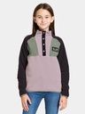 Kinder Fleece-Pullover mit Knöpfen 2
