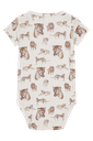Bambus Kurzarmbody mit Wildkatzenprint 2