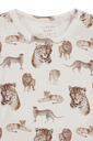 Bambus Kurzarmbody mit Wildkatzenprint 3