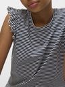 T-Shirt gestreift mit gewellten Ärmeln 4