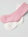 2er-Pack Mädchen-Socken mit Rollsaum 2
