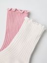 2er-Pack Mädchen-Socken mit Rollsaum 3