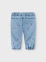Weiche Babyjeans mit Bluemlistickerei 2