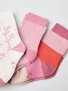 3er-Pack farbige Kindersocken Bio-Baumwolle 3