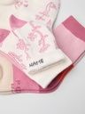 3er-Pack farbige Kindersocken Bio-Baumwolle 4