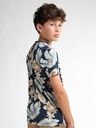 Knaben T-Shirt mit blumigem Alloverprint 4