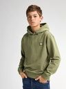 Jungen Hoodie einfarbig 4