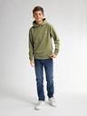 Jungen Hoodie einfarbig 8
