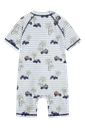 UV-Badeoverall kurzarm mit lustigem Print 2