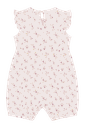 Kurzes Bambus Baby-Pyjama geblümt 2