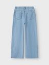 Weite Jeans mit farbigen Streifen 4