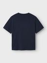 Rundhals T-Shirt mit Muscheldruck 3