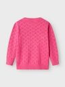 Mädchen Strickjacke mit Lochdetail Herz 3
