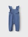 Weicher Denim Overall mit Rüschen 2