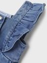 Weicher Denim Overall mit Rüschen 3
