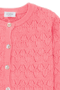 Mädchen Strickjacke mit Lochmuster 3