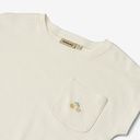 Lockeres Mädchen-T-Shirt mit Brusttasche 3