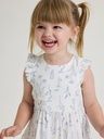 Kurzärmliges Sommerkleid mit Blumenmotiv 2